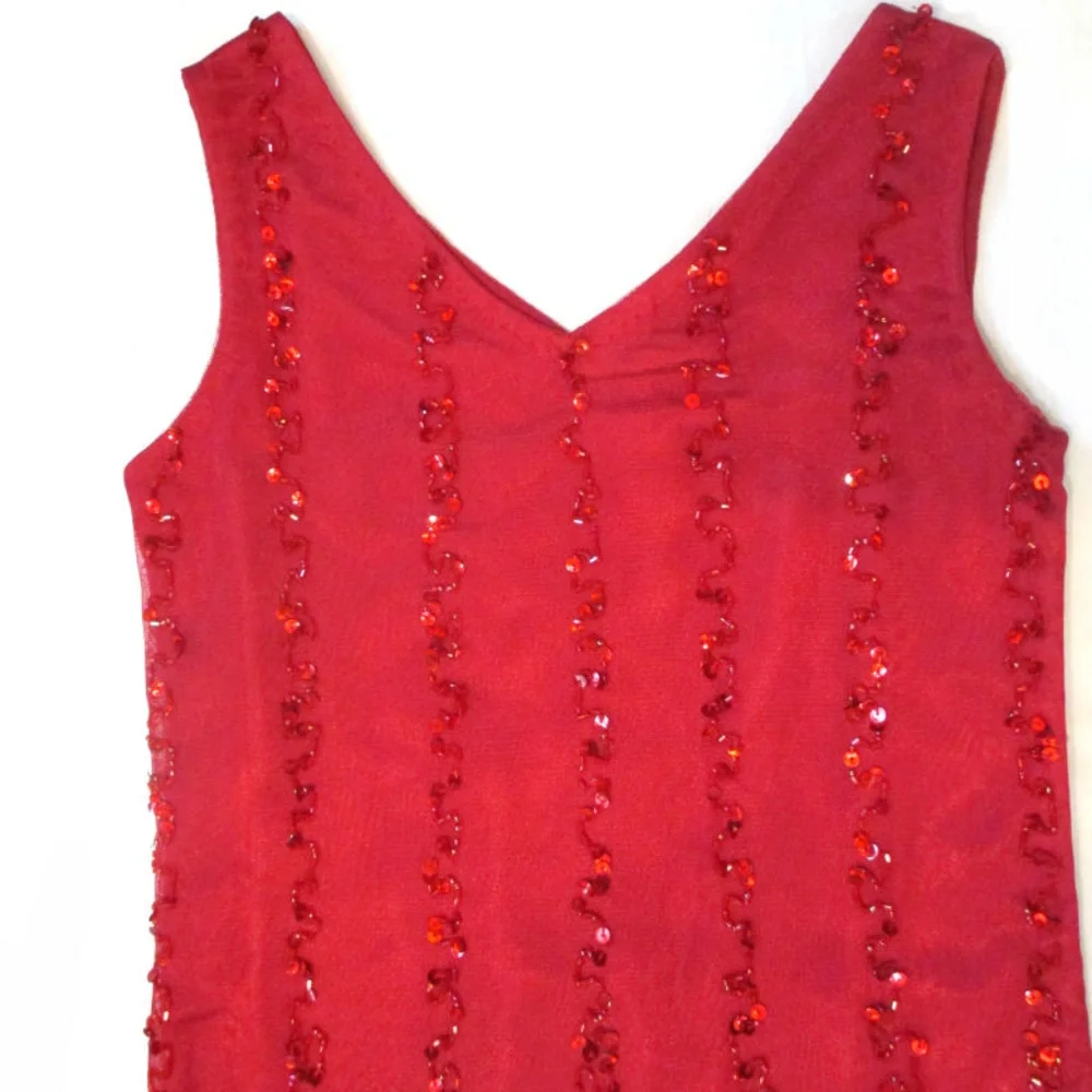NEW Blush Us Angels Red Sequin Valentines Day Dress‎  sz 6x 7